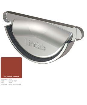 LINDAB - Odkvap 150 RG - žľabové čelo - CiČrv