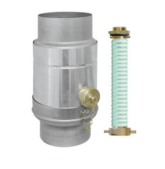 Odkvap titánzinkové - Titánzinkové zvody 100 mm Zberač vody s hadicou